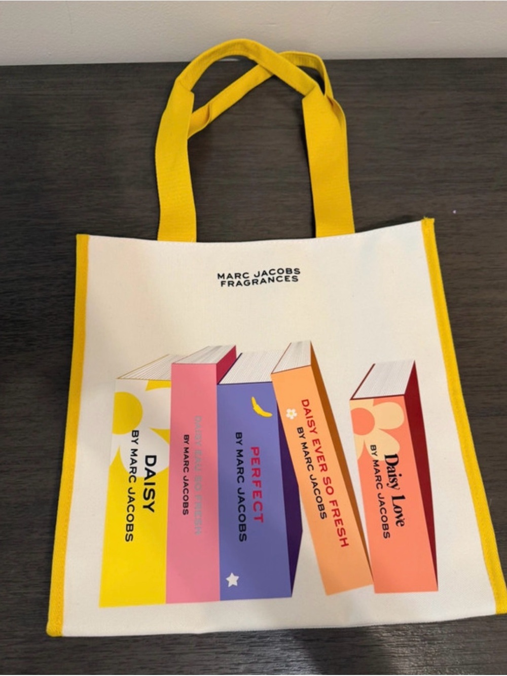 Marc Jacobs Canvas Tote in Yellow, Pink, Purple, Orange & Cream NWOT